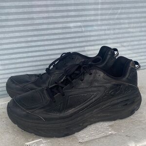 Hoka One One Bondi LTR Men's Black Athletic Sneakers Size 13